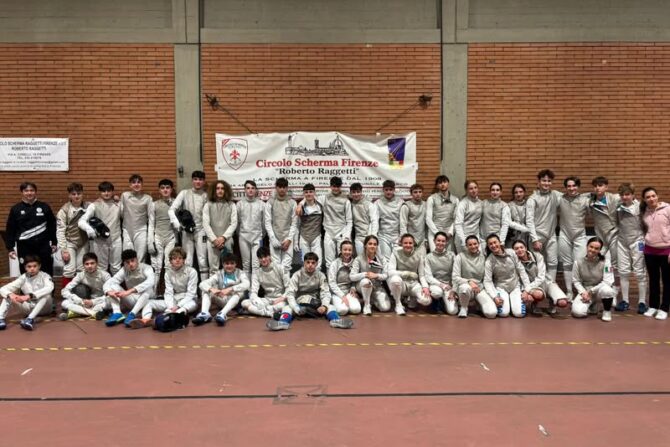 Allenamento intersala fioretto cadetti-giovani gennaio 2025